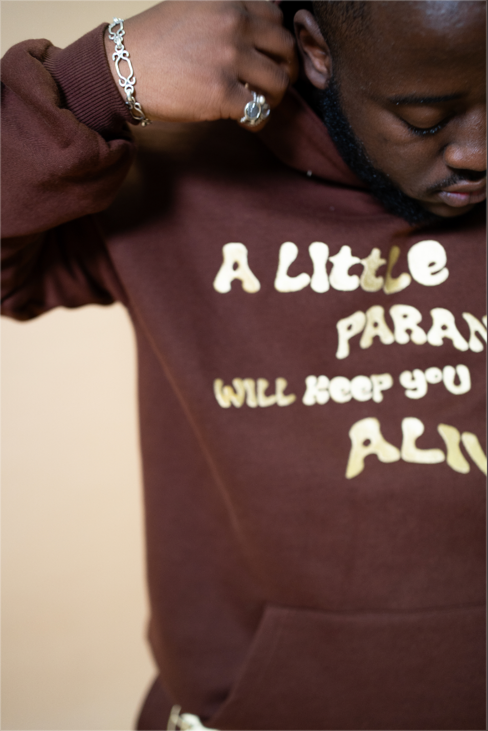 Brown Keep You Alive Sweatsuit